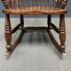 Antique Dutch rocking chair from the early 1900s