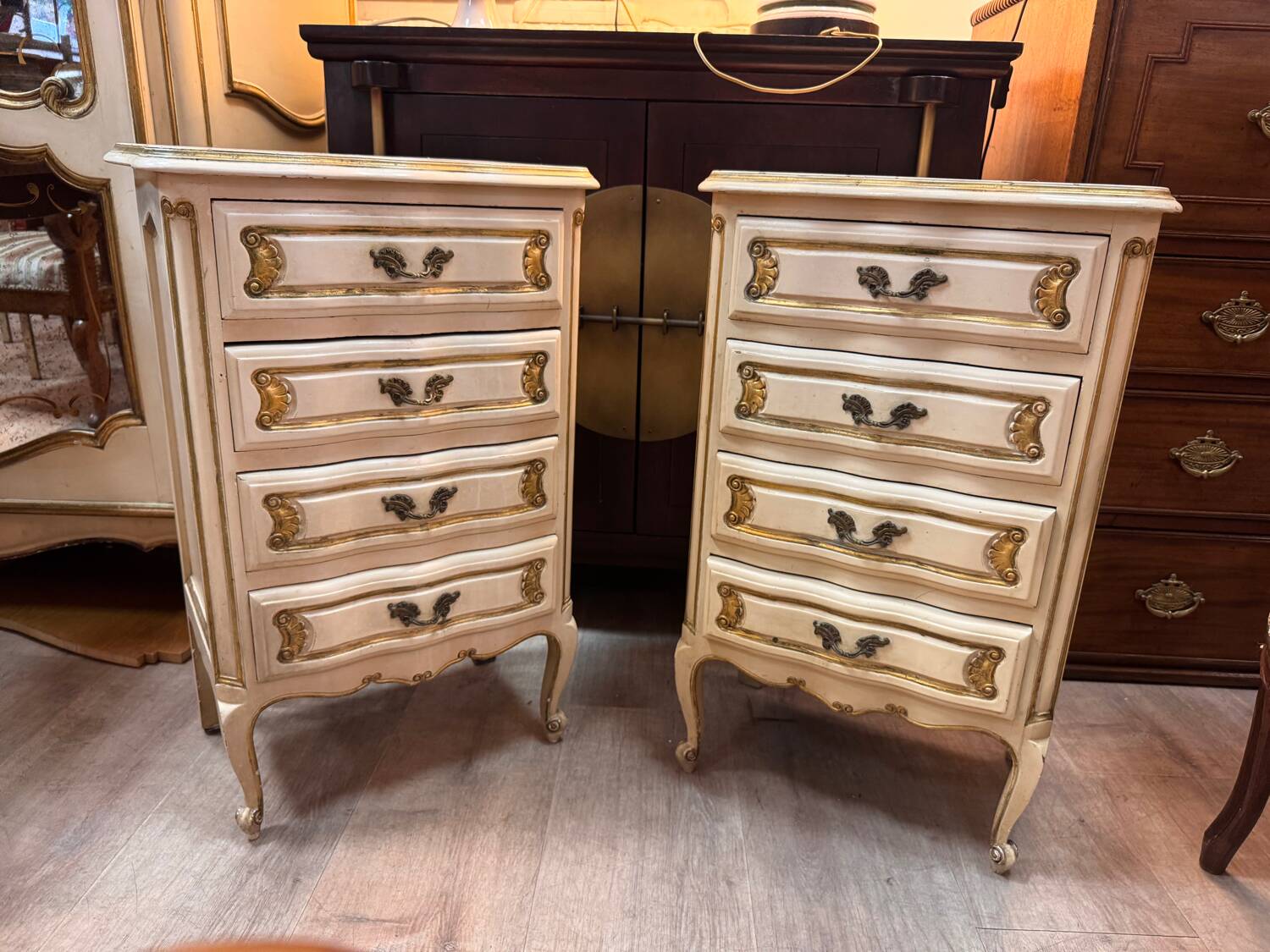 Pair of chiffonier chests of drawers