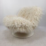 Lounge chair by Geoffrey Harcourt for Artifort with Pierre Frey Mongolia, 1970s