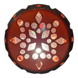 Large ceramic wall light, 1950s design