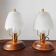 Paire de lampe vintage Italy style art déco