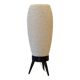 Mid-century textured plastic lamp, 1950s–60s.