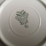 6 Villeroy & Boch deposed hollow plates in ceramics gold decoration