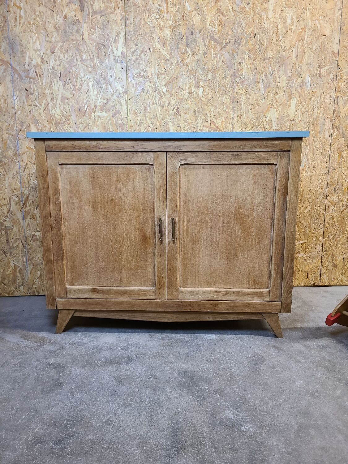 Vintage patinated parisian cabinet circa 1950