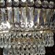 Lustre pampille vintage
