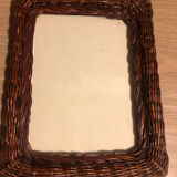 Rattan photo frame