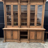 Oak apothecary cabinet, 19th century.