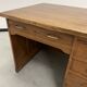 Oak and veneer counter or desk
