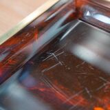 Mid-Century Christian Dior Lucite and Metal Tray - 1970s Designer Piece, France