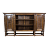 Vintage Oak Bookcase, 1940s