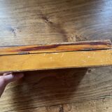 Old wooden game box, vintage