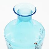 Hand-painted ceramic vase flowers