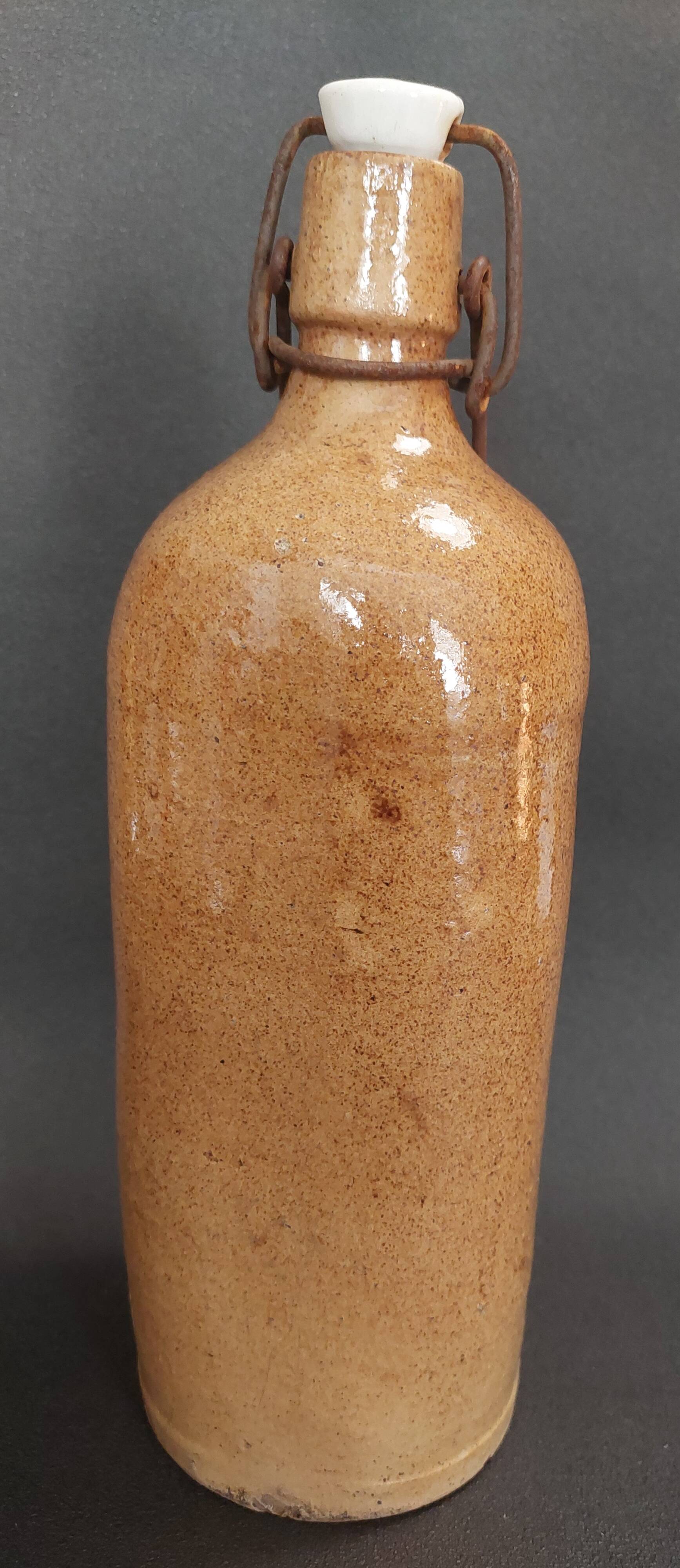 Old stoneware bottle