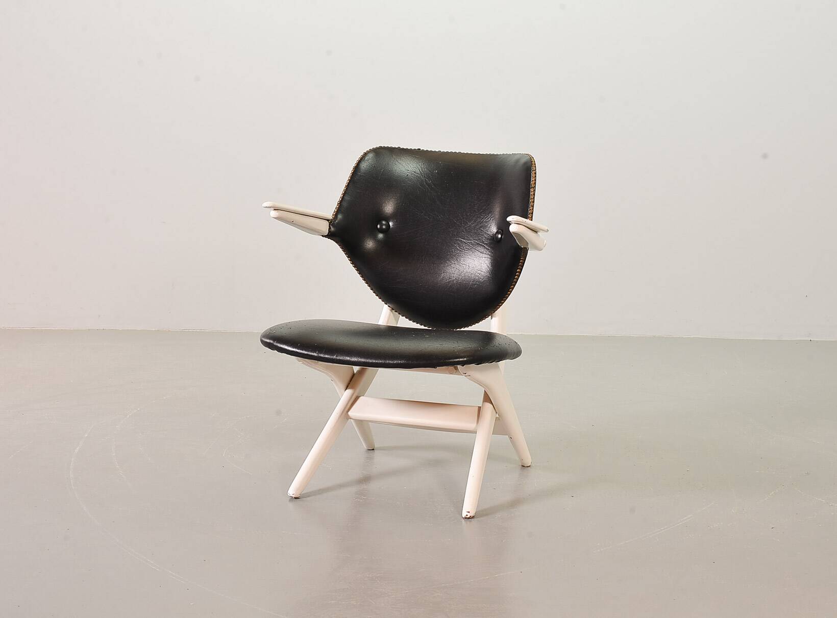Louis van Teeffelen Dutch Design 'Pelican' Teak Lounge Chair for Webe 1960s