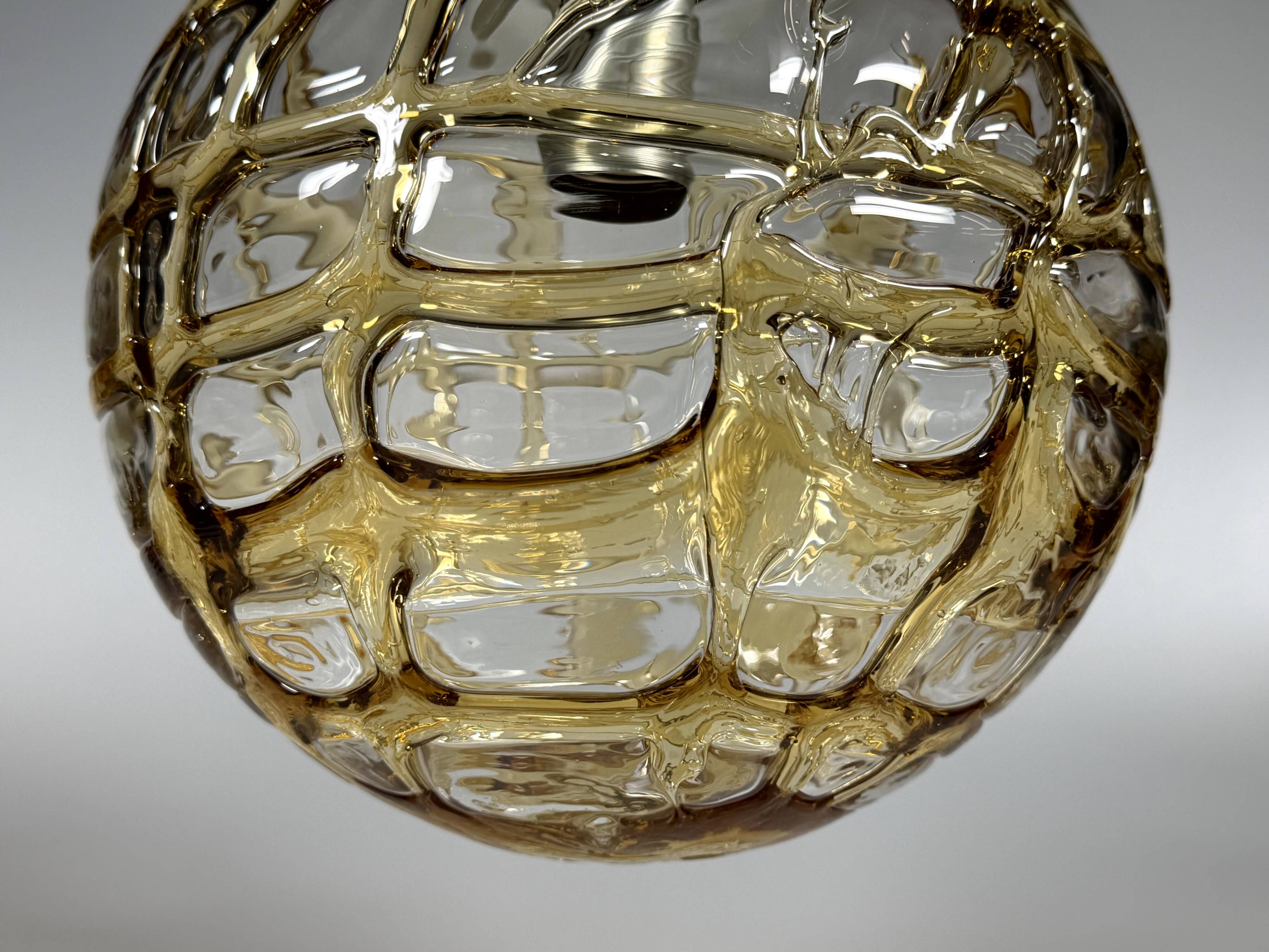 1960s 1970s Globe Ceiling Pendant Lamp by Doria Leuchten Germany