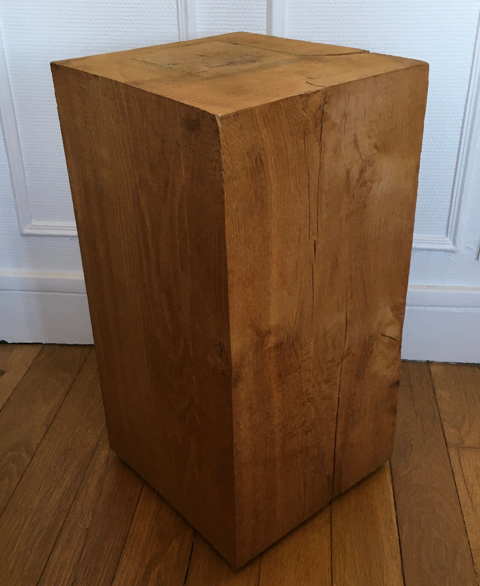 Merlin solid oak sofa end