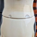 Cat cookie jar, ceramic cookie jar three vintage cats