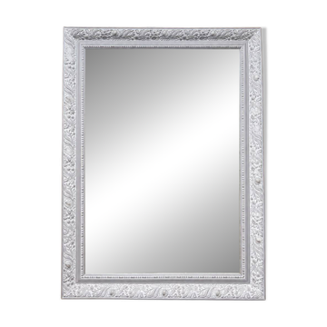 Retro wooden mirror