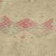 Hand-knotted turkish beige runner carpet 89 cm x 310 cm