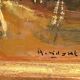 Tableau - Paysage - style post impressionnisme - bel encadrement