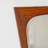 Vintage teak mirror – Aksel Kjersgaard – Danish design 1960