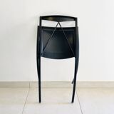 Pair of Bella folding chairs by Cattelan Italia - Elegant and compact black