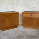 Pair of bedside tables, storage furniture 50s