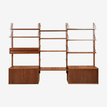 Midcentury Danish Royal wall system in teak by Poul Cadovius 1960s