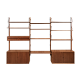 Midcentury Danish Royal wall system in teak by Poul Cadovius 1960s