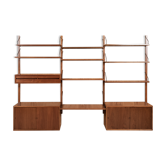 Midcentury Danish Royal wall system in teak by Poul Cadovius 1960s