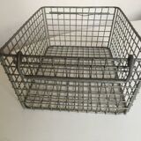 Metal-handled rack storage locker