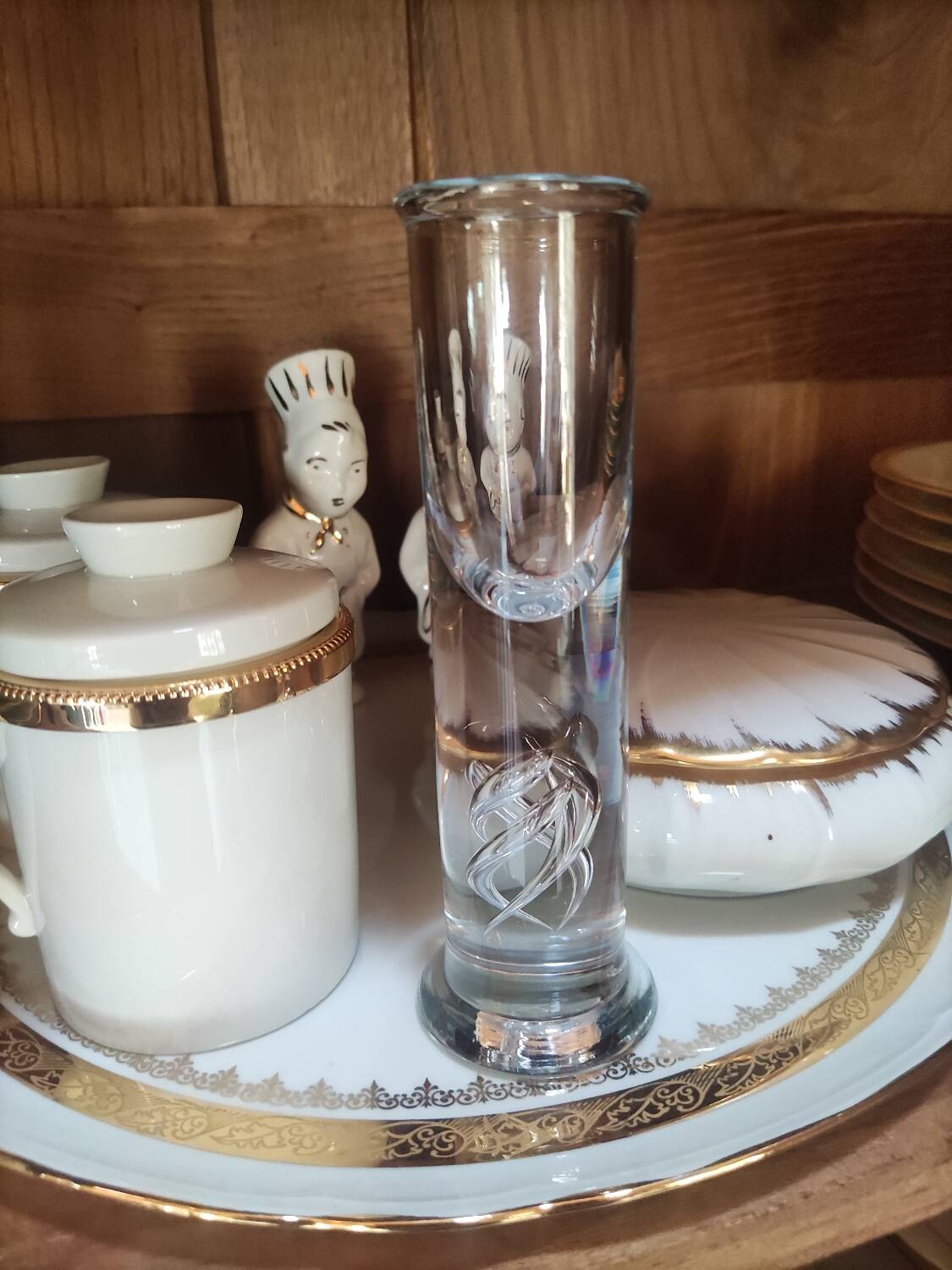 Bang olufsen crystal soliflore vase