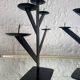 Wrought iron chandeliers, 1980s Habitat style