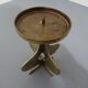 Brutalist Bronze Candleholder, 1960s