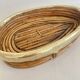 Bamboo and brass basket from the 70s