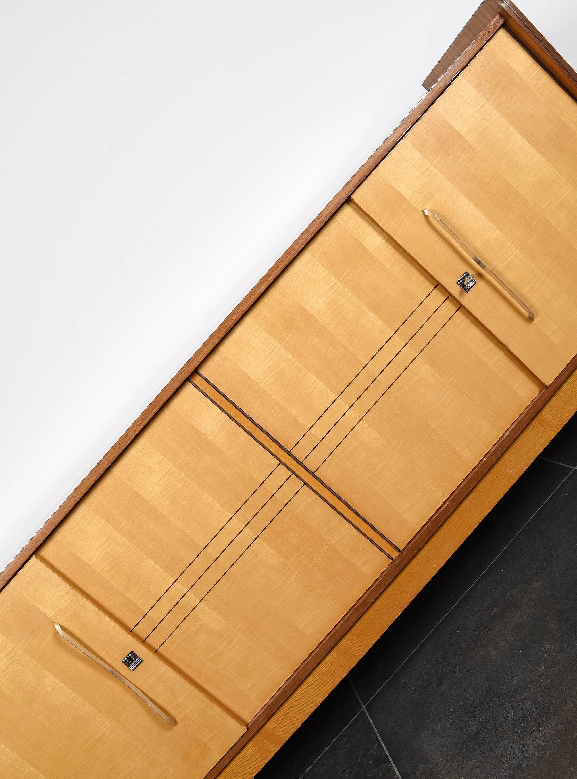 Vintage 4-door sideboard from the 1960s