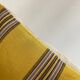 Silk canvas cushion Nobilis old raw linen back