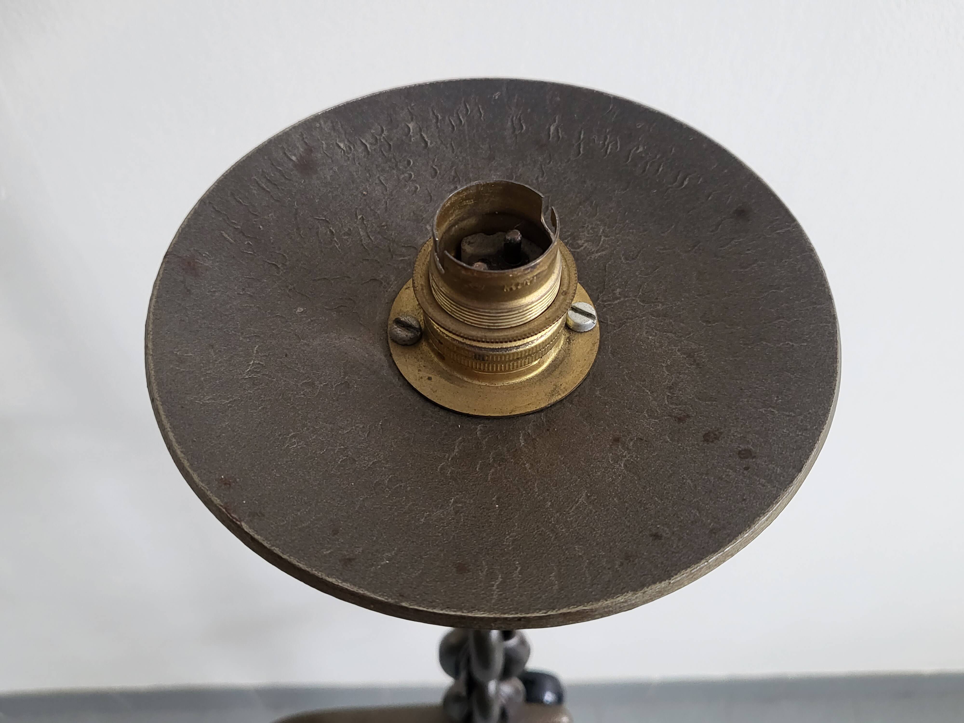 Vintage brutalist floor lamp 1970