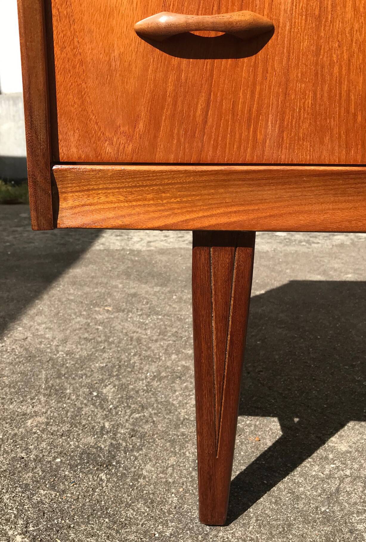 Small English teak sideboard from the 1960s.
