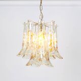 Murano glass chandelier designed by Carlo Nason for Mazzega, 1970s.