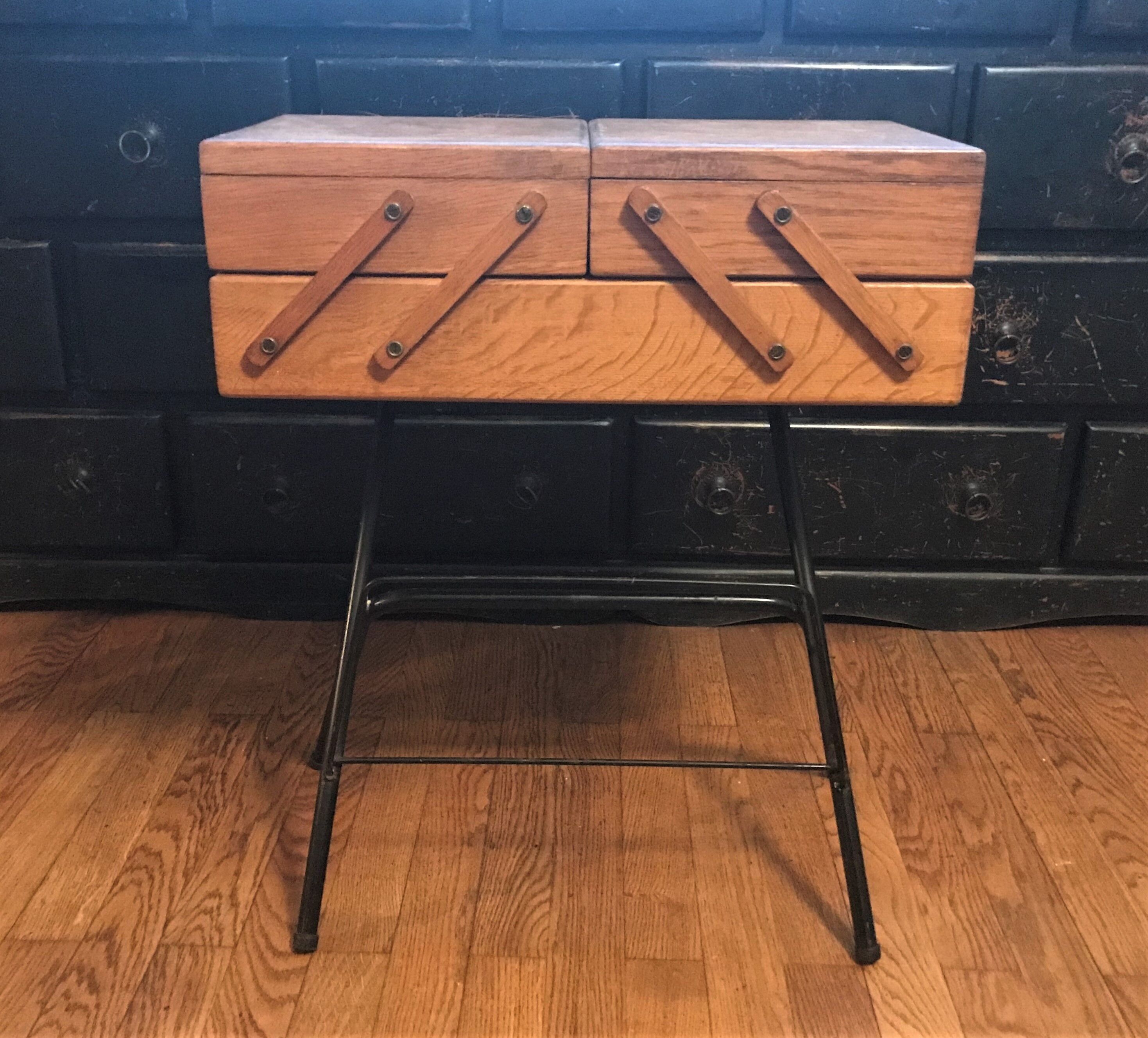 Vintage sewing worker