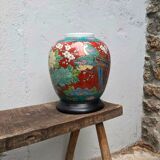 Vase porcelaine imari or