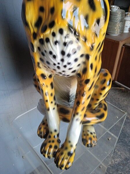 Leopard / ceramic panthere 1970s