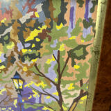 Vintage painting of Paris's grand avenues.