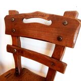 Brutalist ranch-style chair