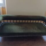 19th century sofa with turned balusters