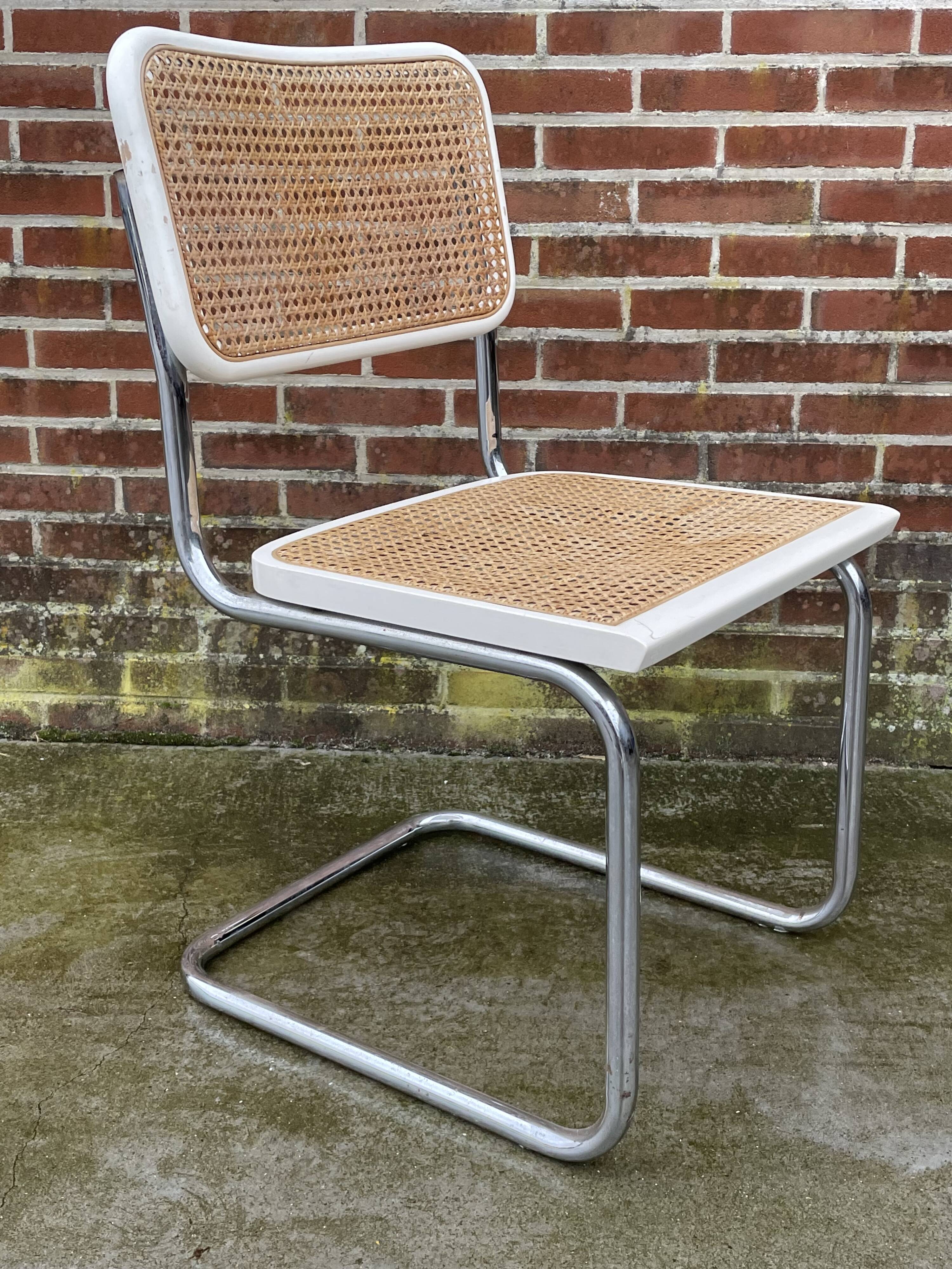 Cesca design chair b32 model in chrome
