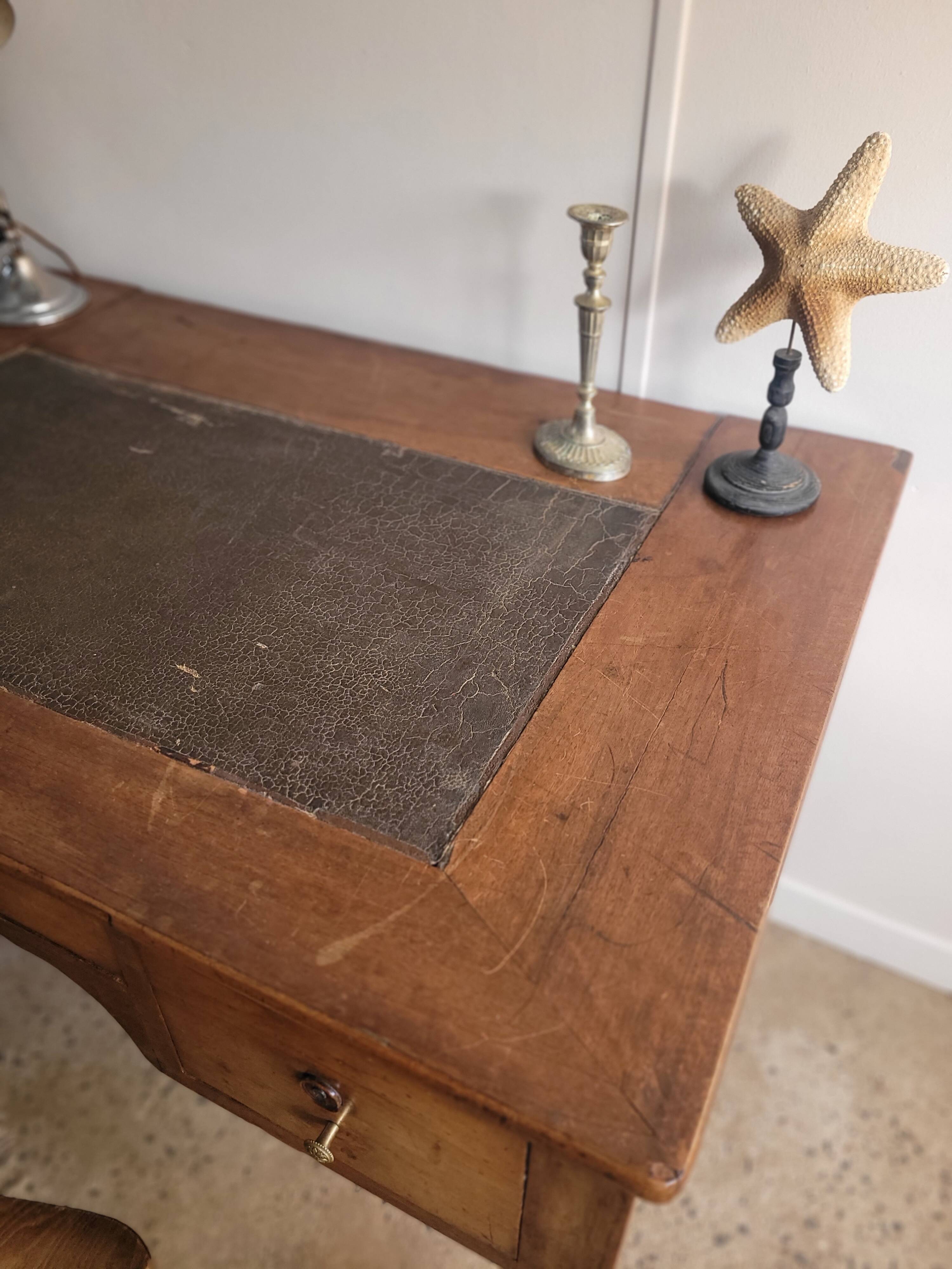 Louis Philippe desk with turned legs