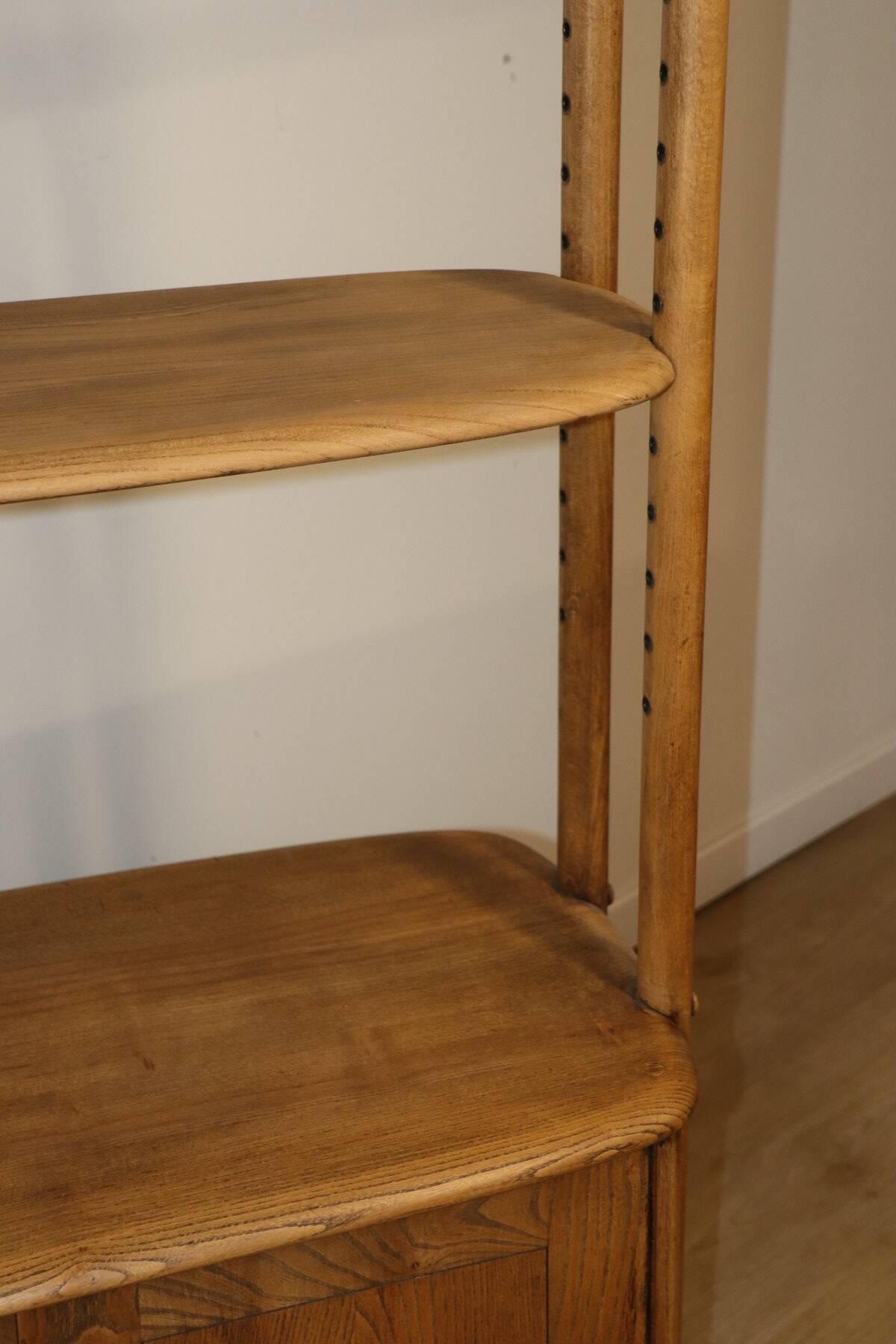 Vintage Ercol wooden bookcase, 1960