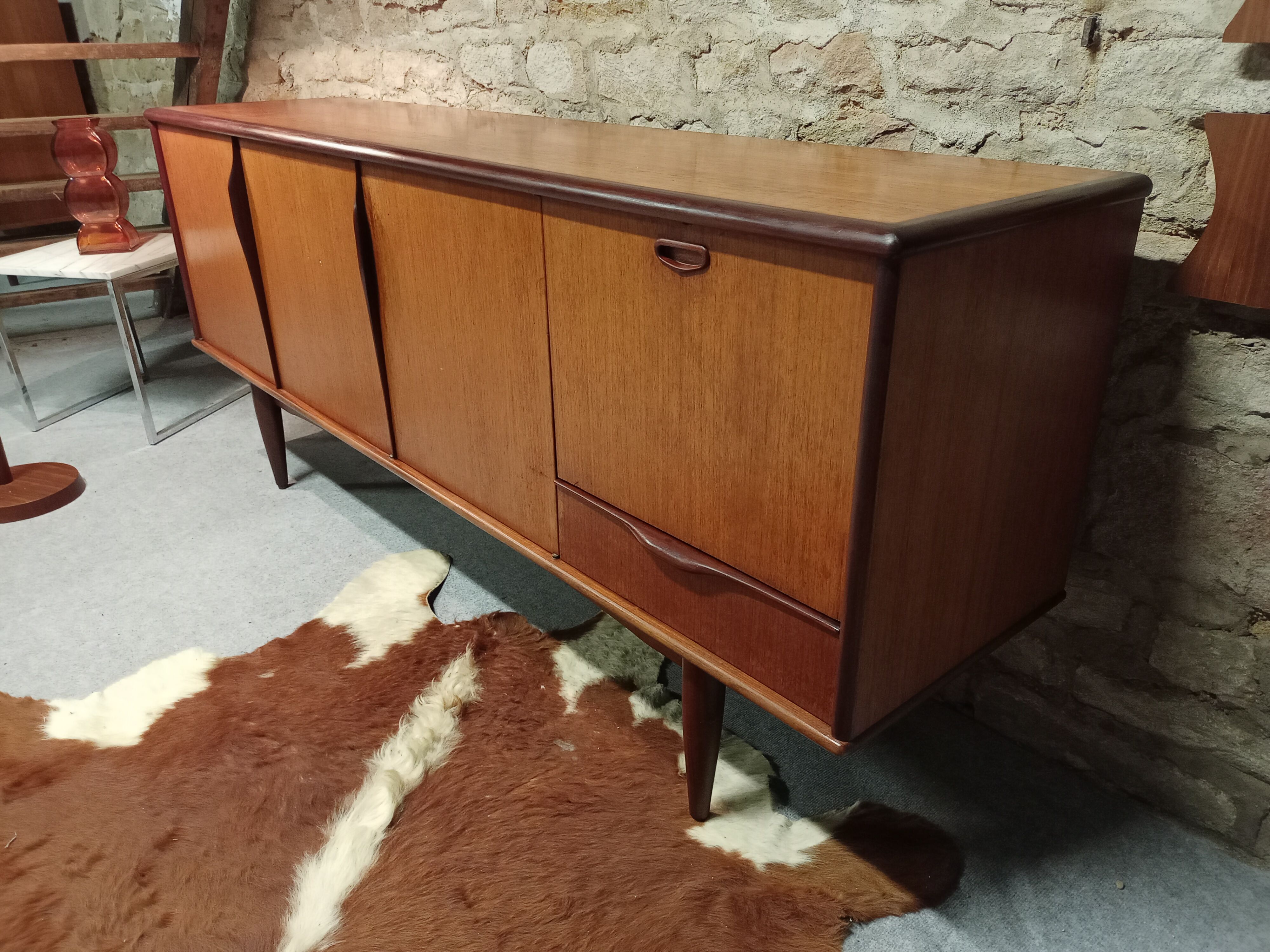 Scandinavian design enfilade in teak